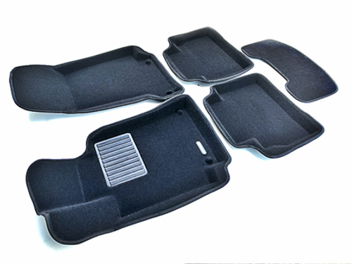 Коврики салона для MERCEDES W213 (E-Class) (2016-) Euromat 3D Business черные. Арт. EMC3D-003519