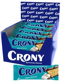 Батончики-мюсли со вкусом Кокос-Шоколад 50 г * 12 шт