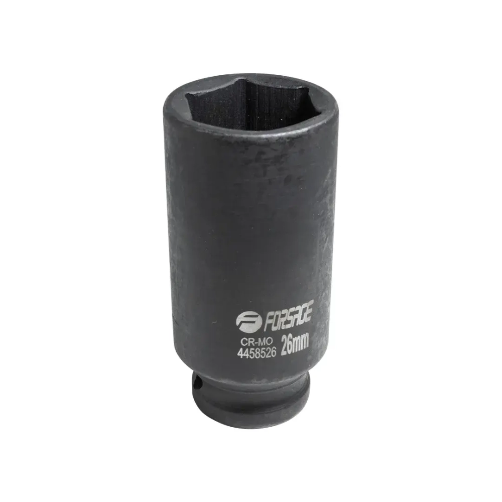 Головка ударная глубокая 26мм 1/2''6гр. Forsage F-4458526