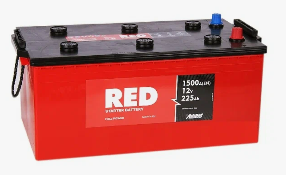 аккумулятор Red 225 euro (1500А 518x273x223)