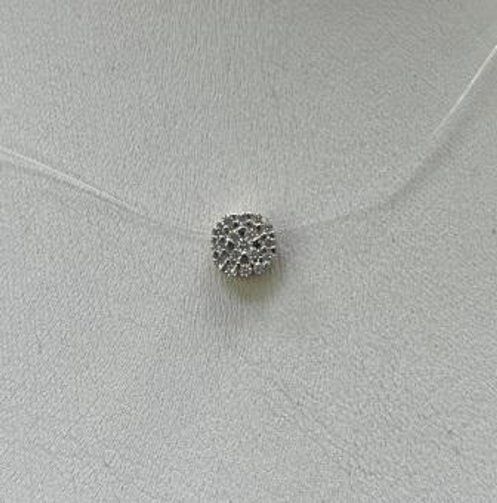 Колье из золота с фианитами