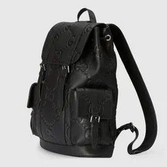 Рюкзак Gucci Jumbo с логотипом Gg черный