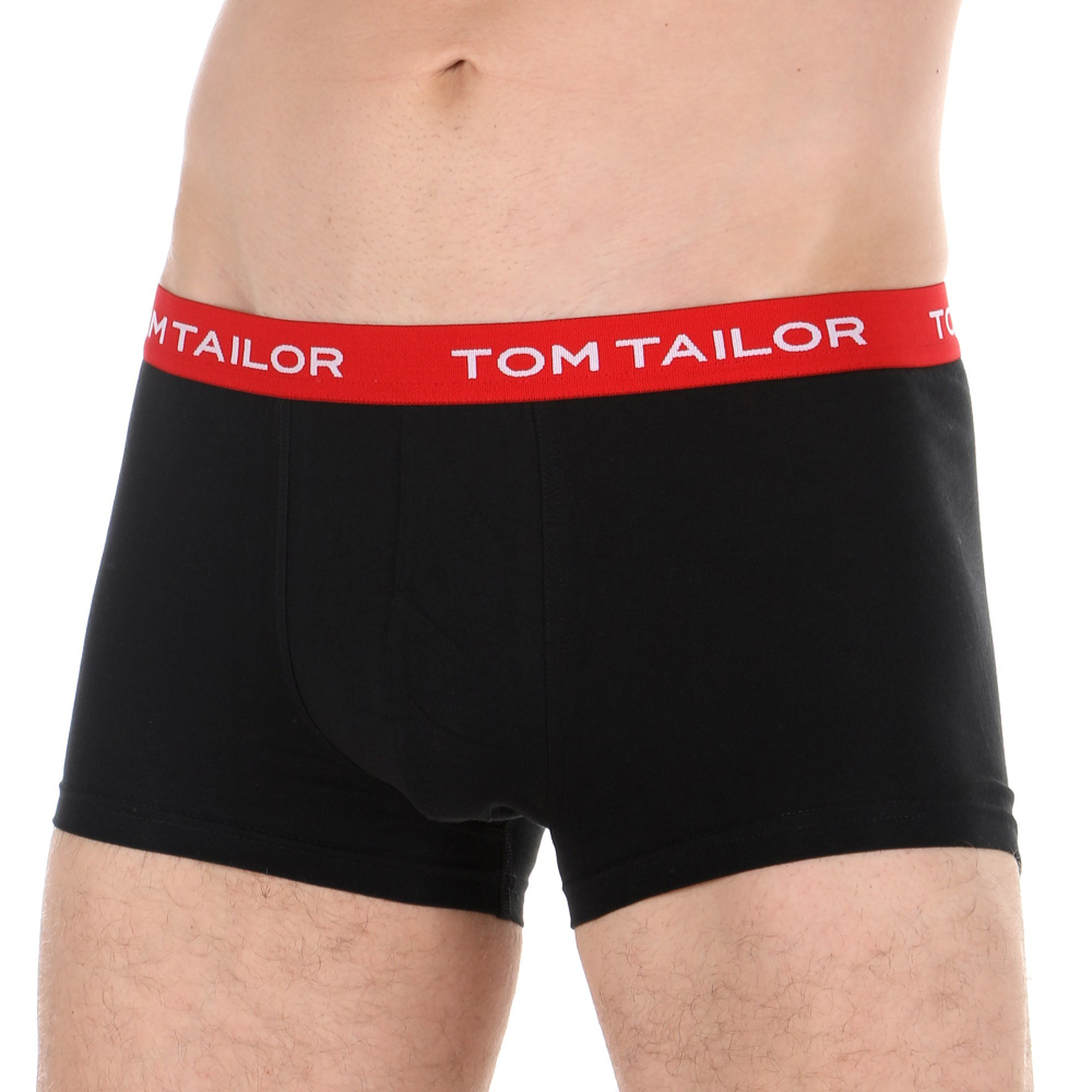 Мужские трусы боксеры набор 3в1 (красные, черные, синие) Tom Tailor 70162/6061 680