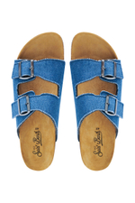Сандали MC Saint Barth Sandal denim синий джин