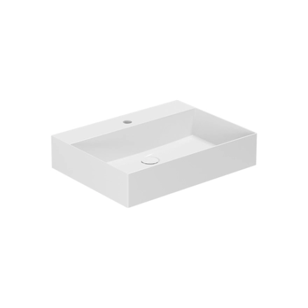 Раковина Azzurra Elegance ELLP060450QMBI/(EQA60M bi)*1 накладная 60 см