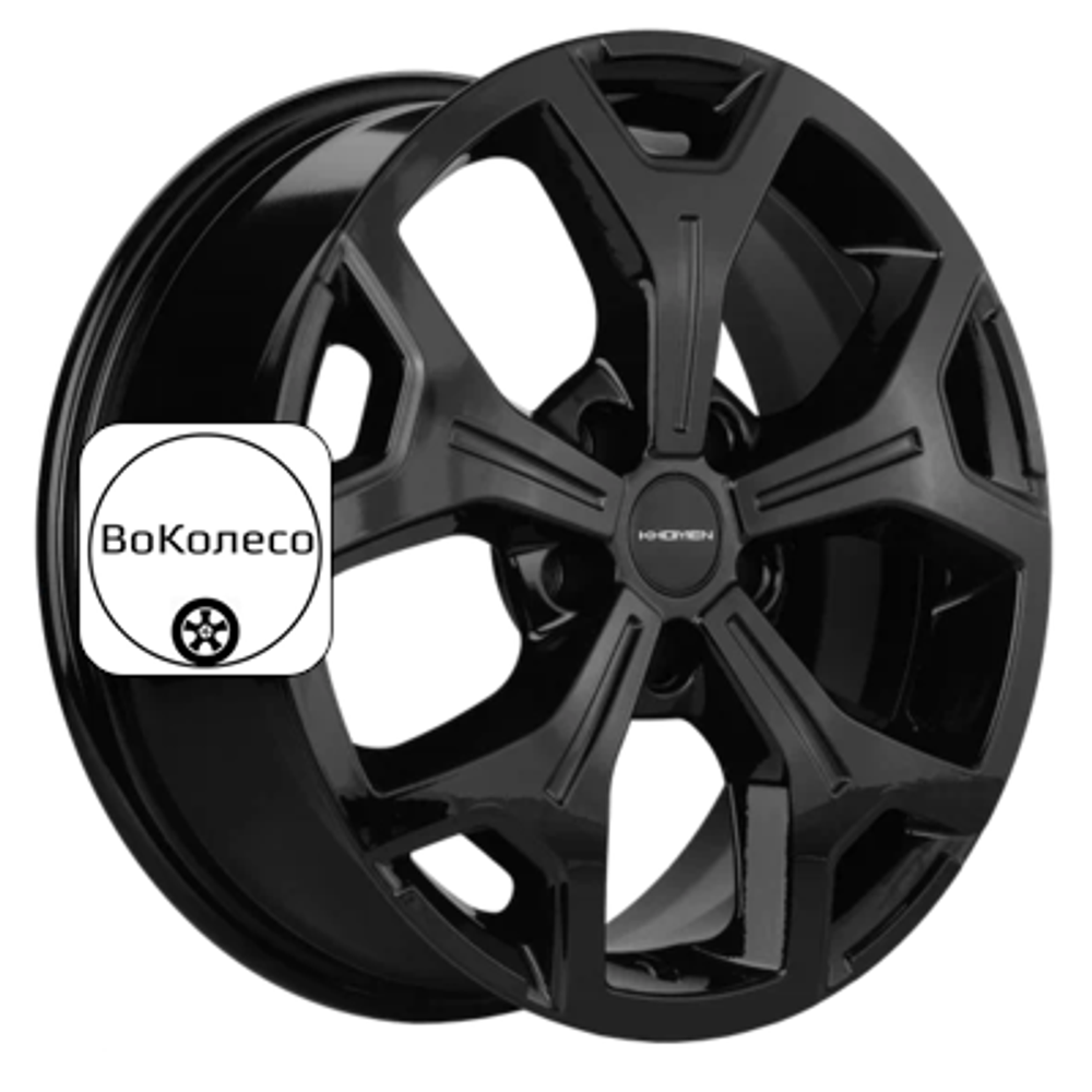 6,5x17/5x114,3 ET37 D66,5 KHW1710 (Jolion) Black Khomen Wheels