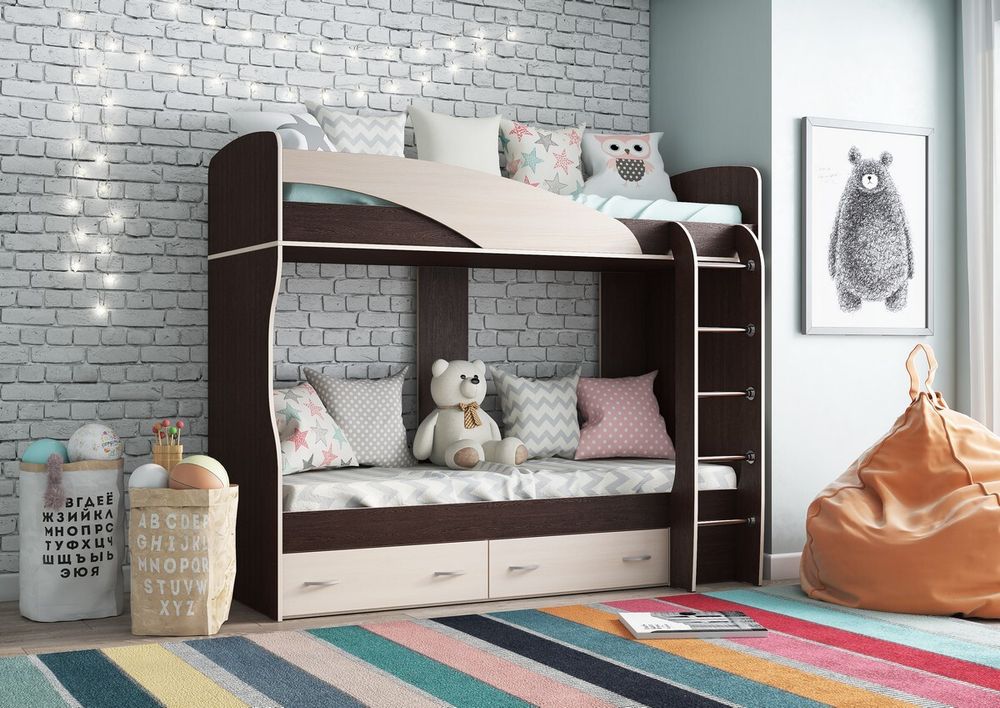 МИЙА Кровать 2х ярусная 800*2000