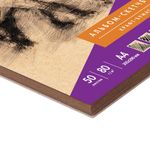 Скетчбук, крафт-бумага 80г/м2, 205х290мм, 50л, гребень, жёсткая подложка, BRAUBERG ART DEBUT,110982