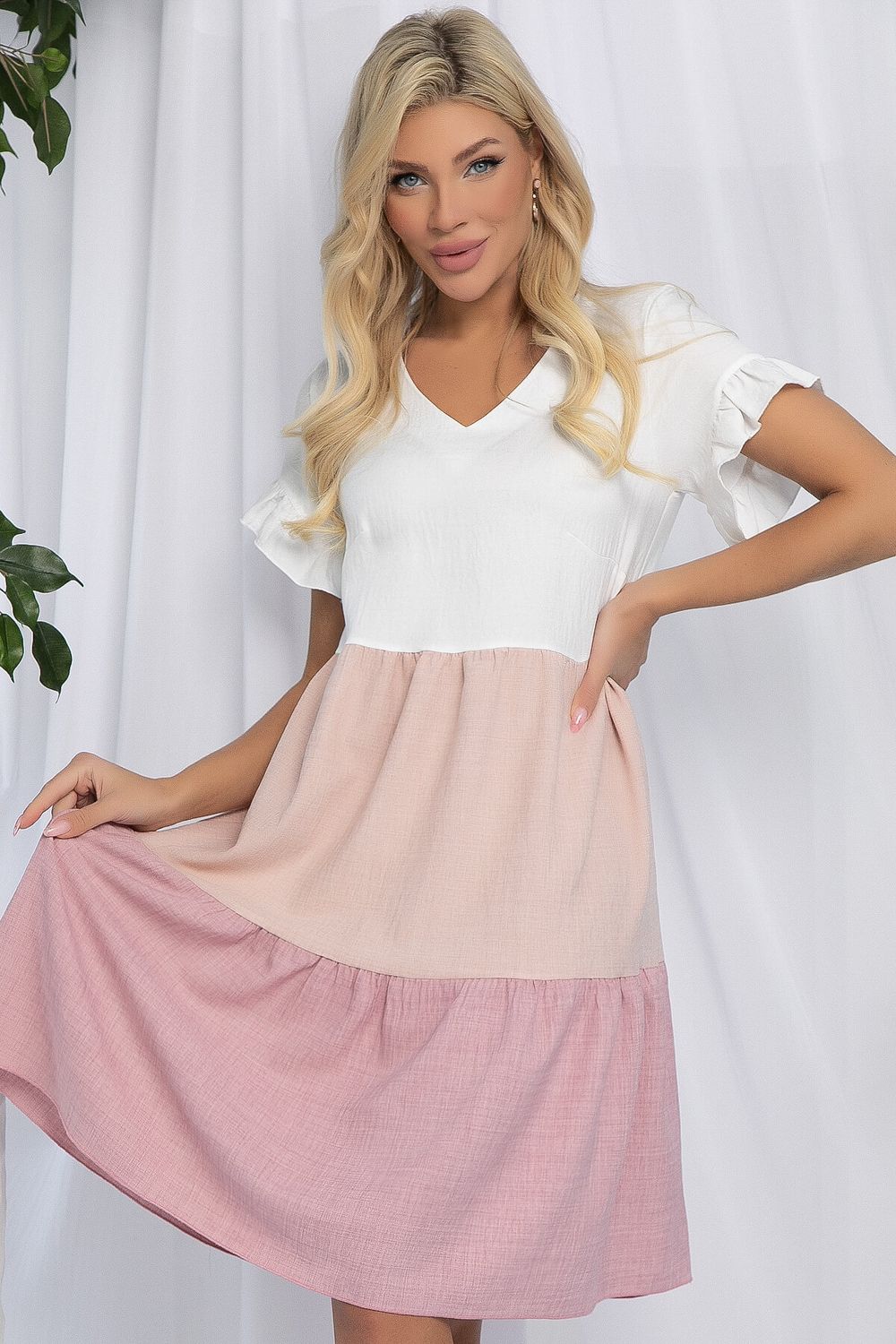 Платье Летний поцелуй (розовое) П15792-12М LT Collection