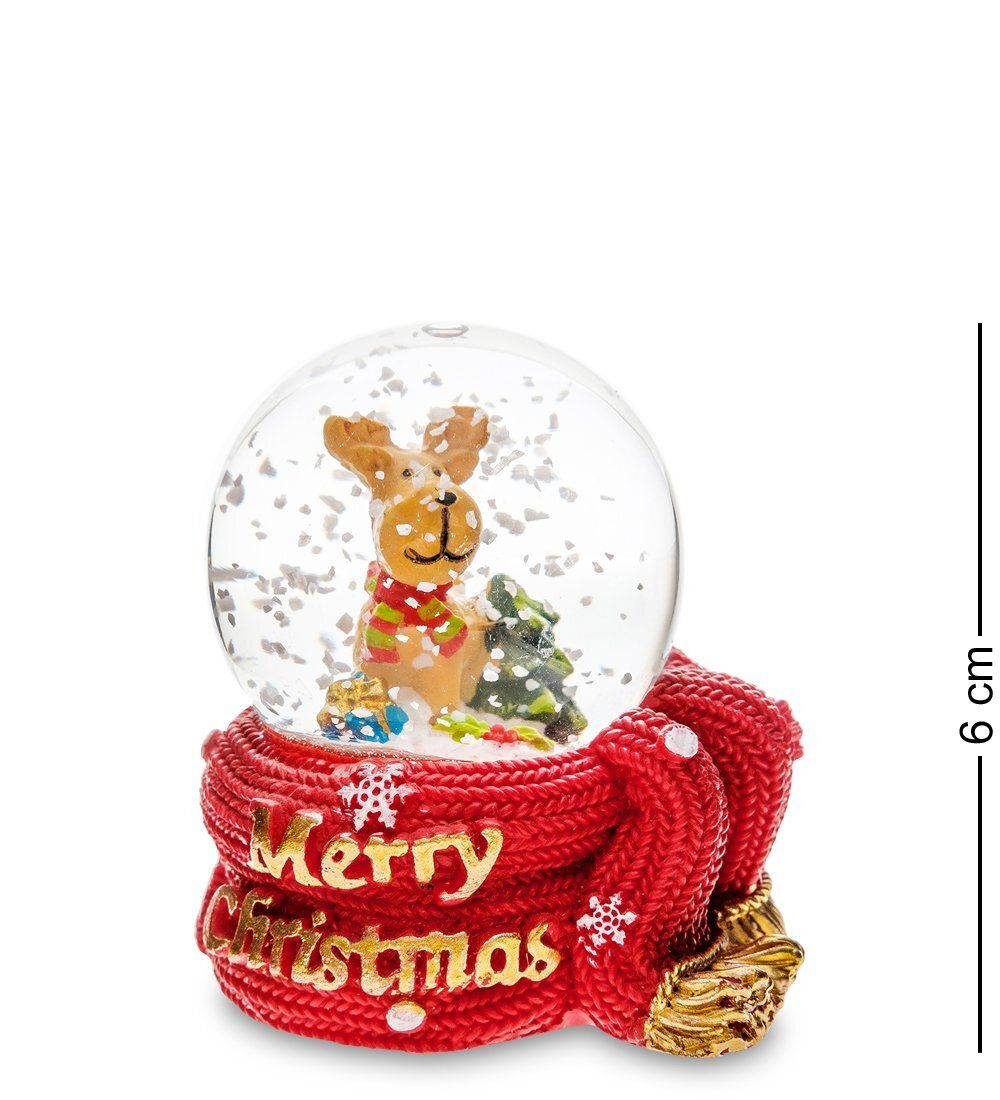 PM-73 Шар со снегом в асс. «Счастливого Рождества!»