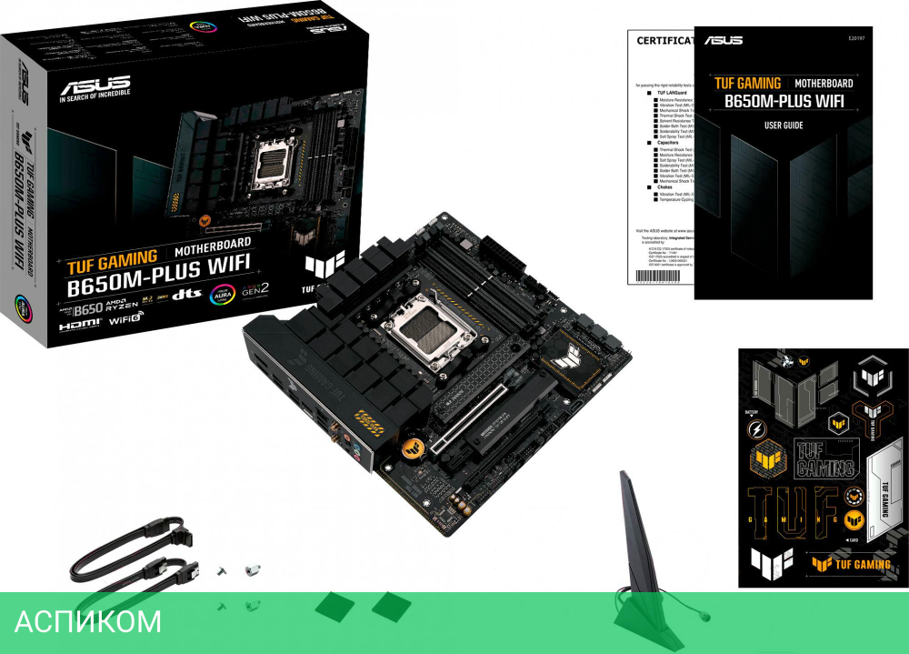 Материнская плата ASUS TUF Gaming B650M-Plus WiFi (90MB1BF0-M0EAY0)