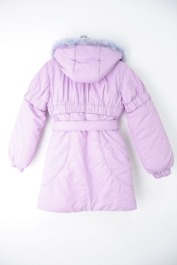 Пуховик JiMax зимний сиреневый на 8 лет, новый