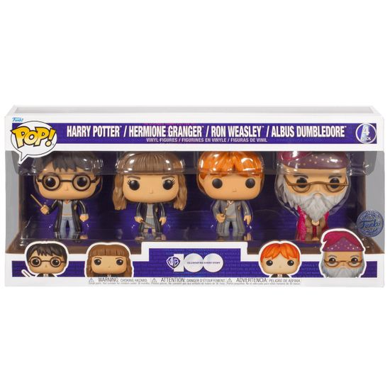 Фигурка Funko POP! Harry Potter Harry/Hermione/Ron/Dumbledor (Exc) 4PK 69113