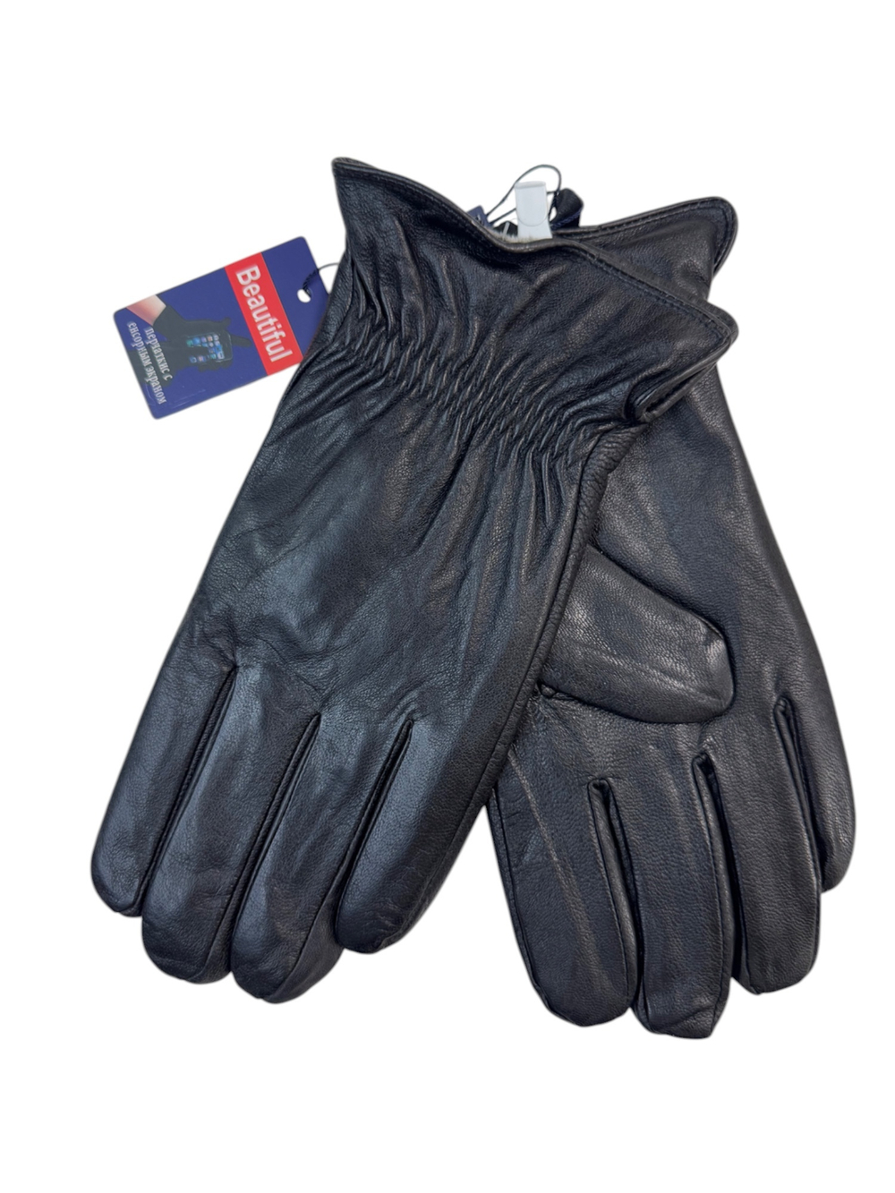 Перчатки. Мужские. Великаны. Материал верха: Кожаные. Подклад: плюш-флис. 5 шт в упаковке.