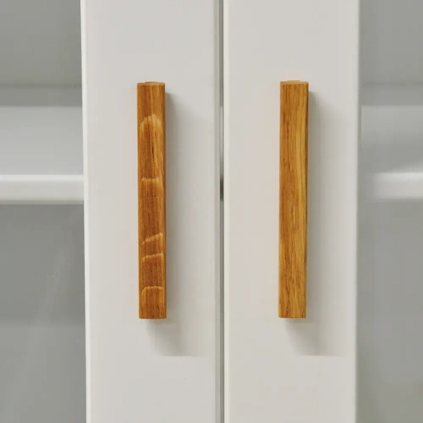 Шкаф витрина Мэдисон двухдверный 4 ящика