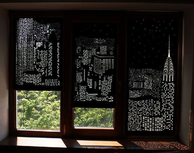 Изготавливаем рулонные шторы с перфорацией в Мурманске