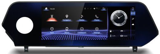 Магнитола для Lexus UX200, UX250h 2018-2022 (взамен 7" экрана) - Carmedia BNR-19UXQ монитор 10.25", Android 11, 8/128Гб, CarPlay, 4G SIM-слот