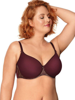 Бюстгальтер на косточках Zafira (Размер: 75H) (Цвет: бордовый)
