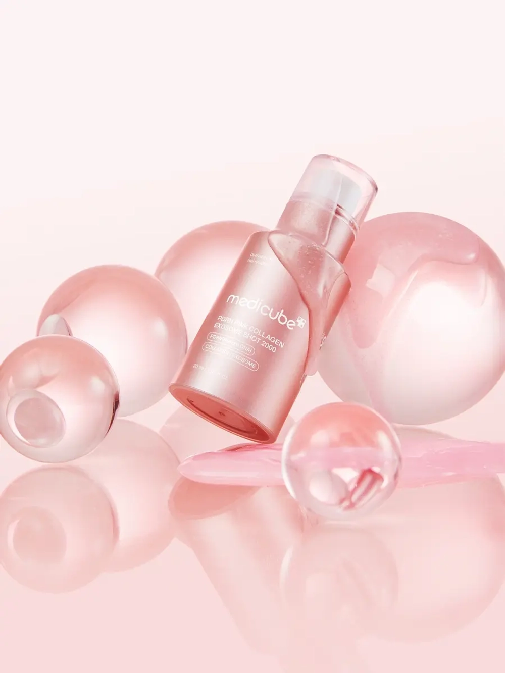 Medicube Сыворотка с микроиглами, ПДРН и экзосомами против пигментации PDRN Pink Collagen Exosome Shot 2000 30 мл