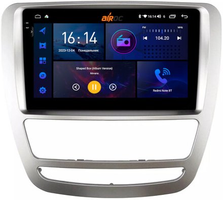 Магнитола Sollers ST6 (взамен монохром экрана), JAC T6 - AIROC 2K RI-3305 Android 12, QLed+2K, ТОП процессор, 8/128Гб, CarPlay, SIM-слот