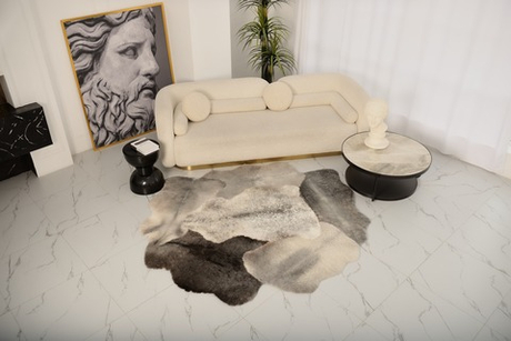 Ковер Мосси стриженный светло-серый