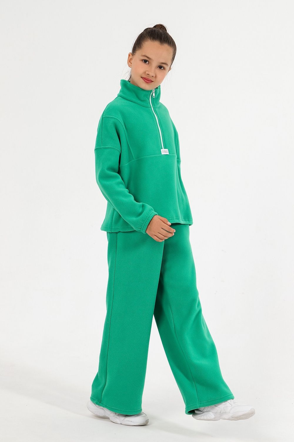 Костюм для девочки Скай-1 Виотекс ЗЕЛЁНЫЙ