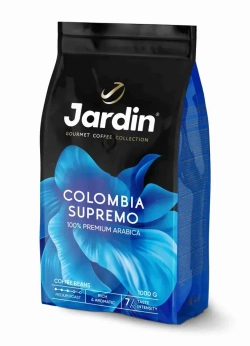 Кофе в зёрнах Jardin Colombia Supremo, арабика, 1 кг