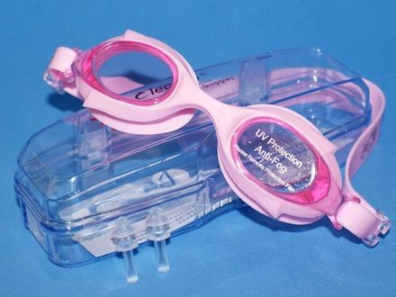 Очки для плавания подростковые LEACCO :SG700  (Розовые - Р)