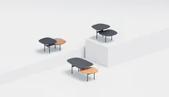 Журнальный столик Step S, черный ясень