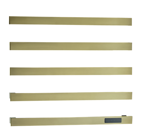 Встроенный ЭЛ. П-сушител на 5 полки (Мат. Золото,квадрат)  ViEiR (3/1шт)