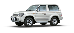 Автоковрики для Toyota Land Cruiser Prado 90 левый руль, короткая база (1996-2002)