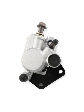 суппорт передний однопоршневой на скутер 139QMB 157QMJ Серебристый