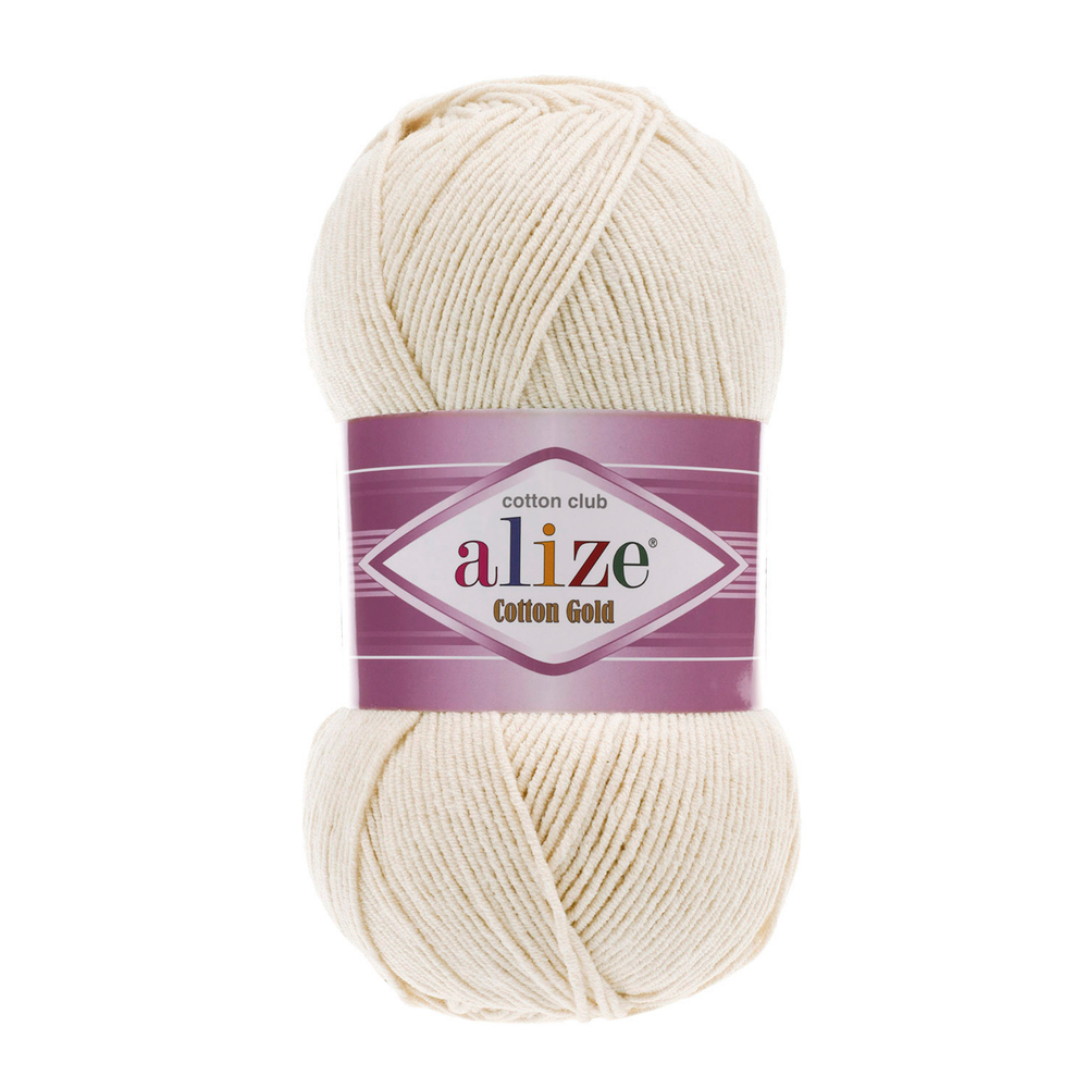 Пряжа Alize Cotton Gold (Коттон Голд), 1 моток, 100гр, 330м.
