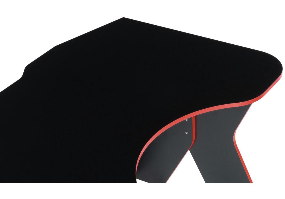 Компьютерный стол Вивианн 140х89х75 красный / черный