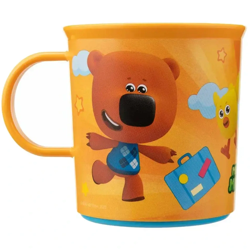 Кружка пластиковая 200мл «МИ-МИ-МИШКИ» оранжевый