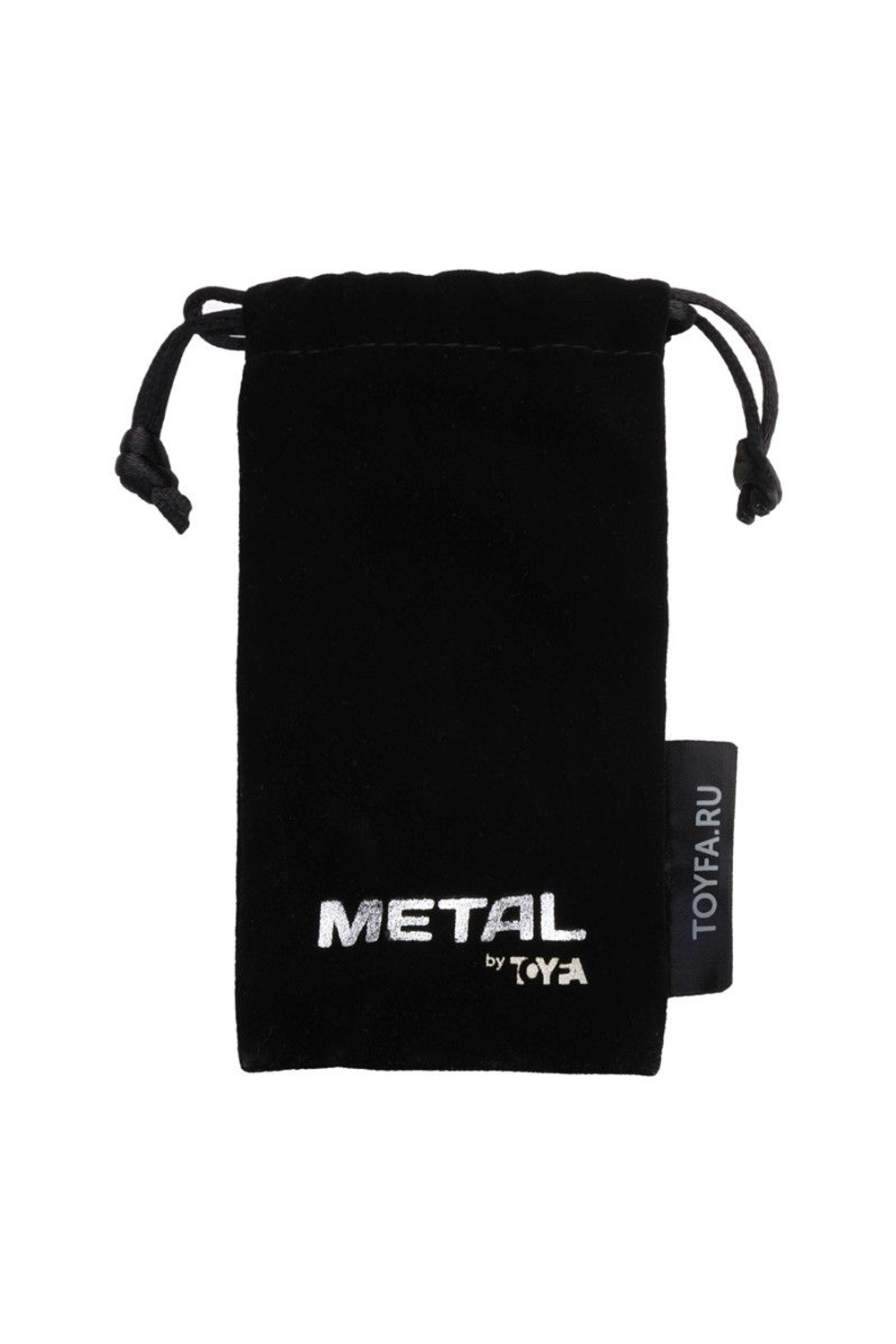 Серебристая коническая анальная пробка с красным кристаллом - 8 см. (Цвет: красный)