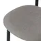 Стул Round, дымчато-серая рогожка