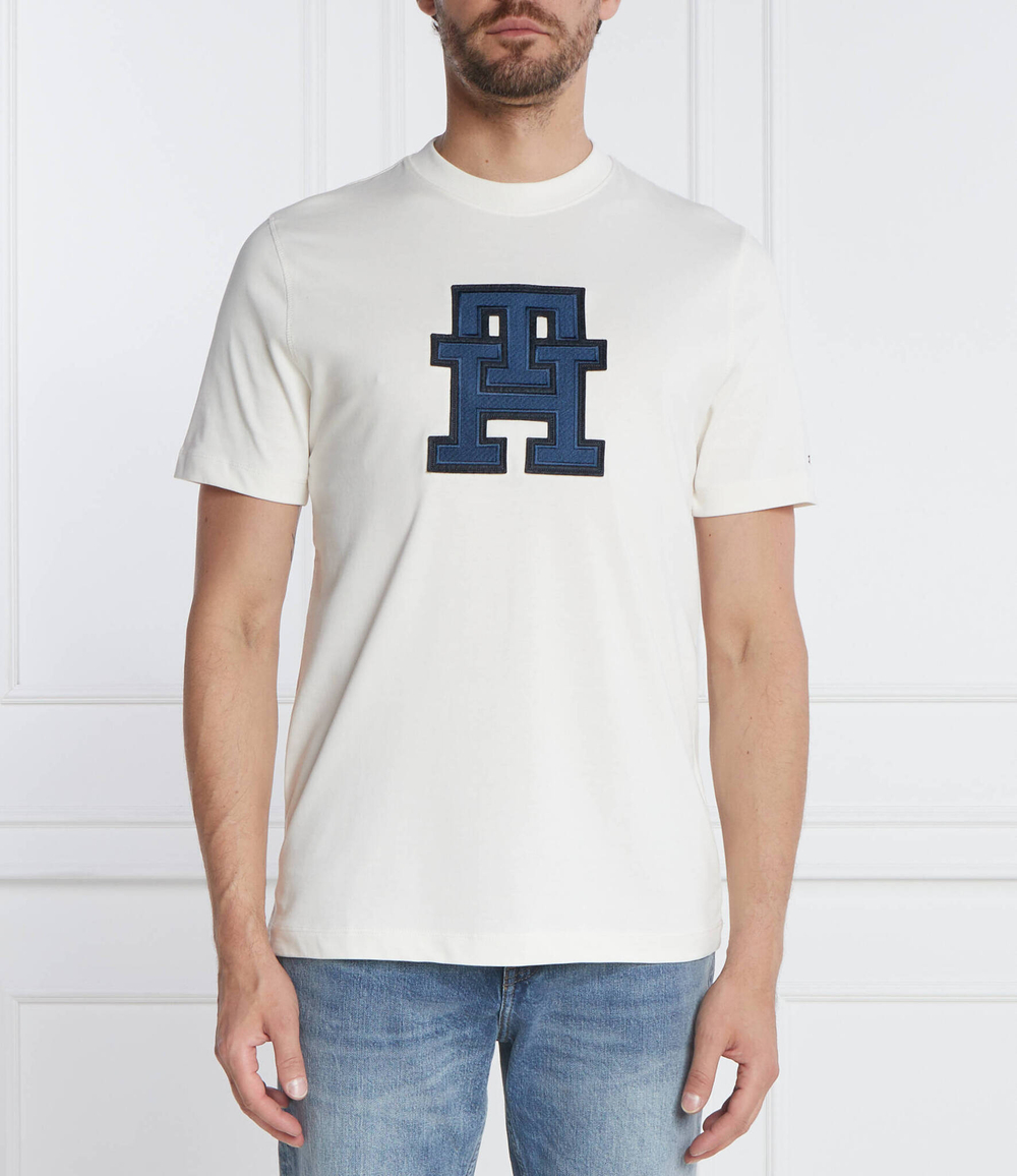 Футболка MONOGRAM APPLIQUE Tommy Hilfiger - белый(MW0MW32589)
