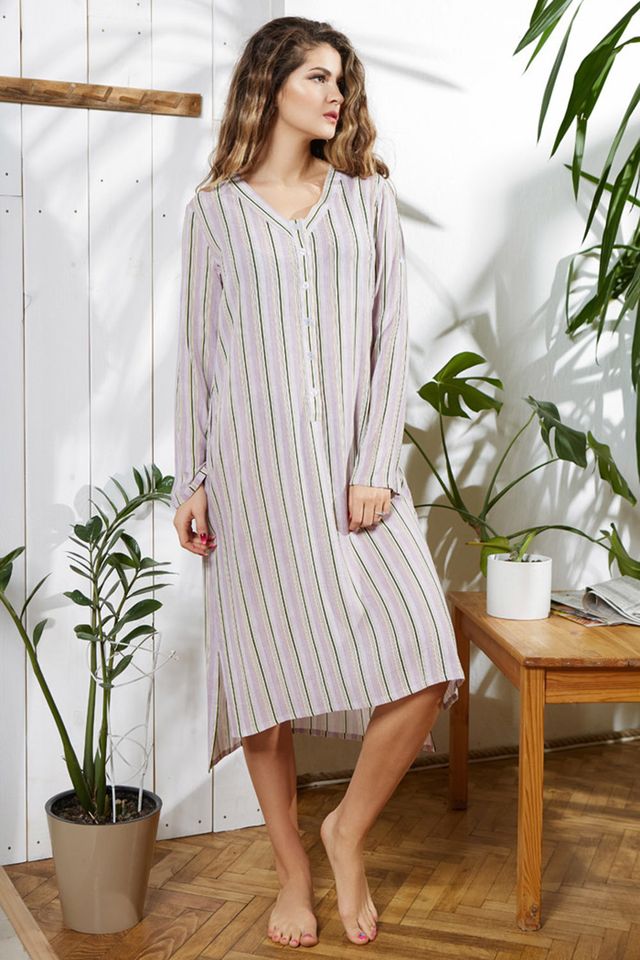 Туника домашняя Noemi свободного силуэта длиной миди