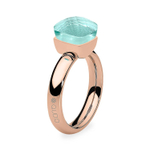 Кольцо Qudo Firenze soft aqua 18 мм 613730 BL/RG