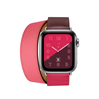 Ремешок W36 42/44mm Leather Apple Watch (WH5260-44-BRR) Bordeaux. rose extreme/rose azalee COTEetCT