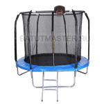 Батут с сеткой и баскетбольным кольцом, диаметр 12 фт