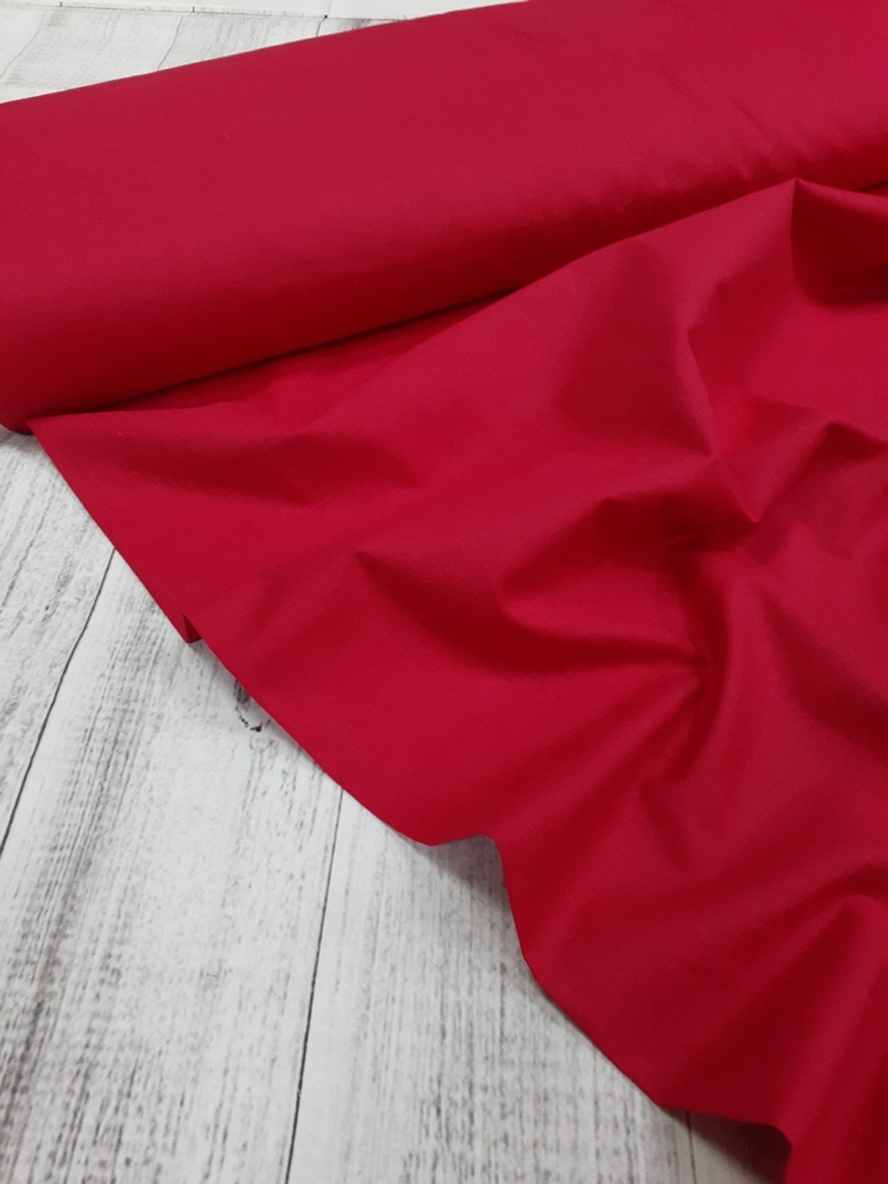 Бязь сортовая красная