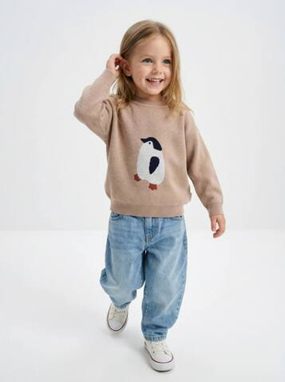 1003-324 Джемпер вязаный (пингвин)