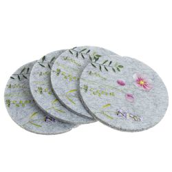 GAEM Набор из 4-х подставок под кружку, L10 W10 H0,5 см