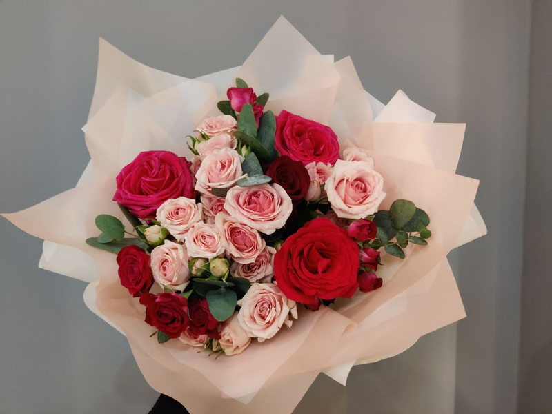 Букет "Закат в Санторини"