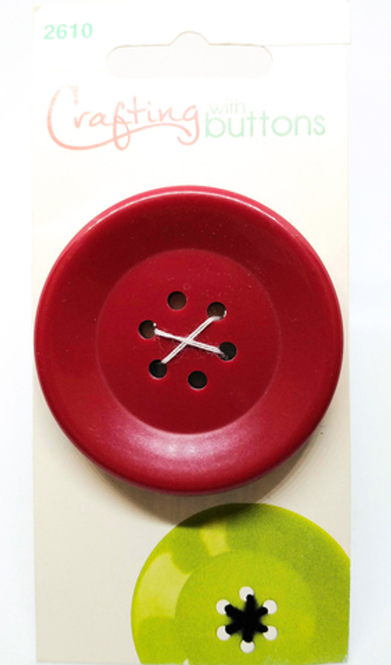 Пуговица №1207-1208 "9*6 Hole" Large Burgundy 6 Hole (10102081/050515/0003734/05_США)