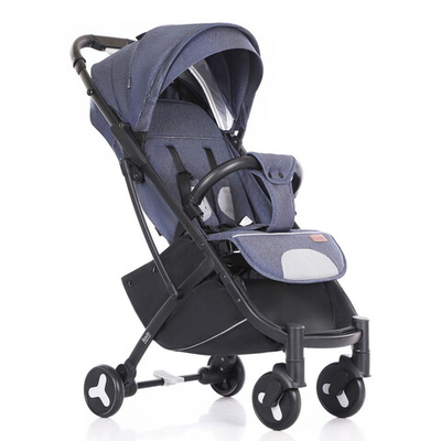 Детская прогулочная коляска Nuovita Fiato Blu, Nero / Голубой, черный