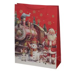 GAEM Пакет подарочный XXL (бумага 210г/м2, блок 12шт), L49 W17 H74 см, 4в.