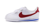 Middle-aged children Nike Cortez basic sl non-slip breathable low-top running shoes white red